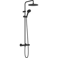 Hansgrohe Vernis 240 1jet Showerpipe met thermostaat mat zwart 26426670 - thumbnail