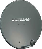 KREILING KR AE 80 Style/ALU Witte Satellietantenne - Satellietantennes (39,2 dBi, 80 cm, Wit, Aluminium)