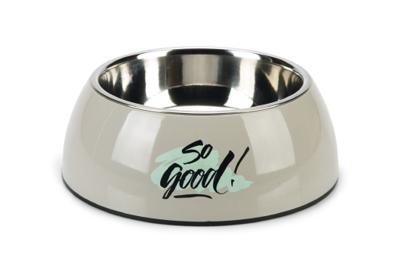 Beeztees So Good - Hondenvoerbak - Plastic - Grijs - 22 cm