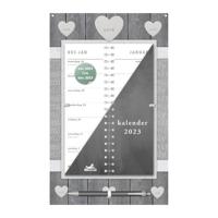 Omslagkalender Home grijs 2023 - Spiraalgebonden (8719231167230)
