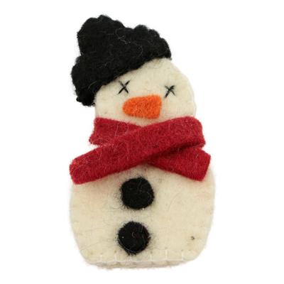 Vilten Vingerpop Sneeuwpop Vilten Vingerpop Sneeuwpop