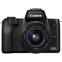 Canon EOS M50 + EF-M 15-45mm f/3.5-6.3 IS STM Kit SLR camerakit 24,1 MP CMOS 6000 x 4000 Pixels Zwart