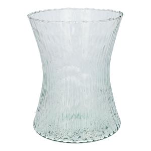 Bloemenvaas Dion - helder transparant glas - D16 x H20 cm - decoratieve vaas - bloemen/takken