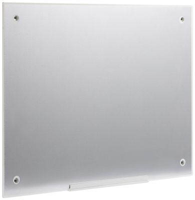SpeaKa Professional Glazen magneetbord SP-BWM-200 (b x h) 600 mm x 450 mm Wit Glad Incl. opbergbakje