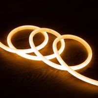 Flexibele neon led strip 4m / 4 meter (warm wit) - thumbnail