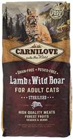 Carnilove lamb/wild boar sterilised kattenvoer 6 KG