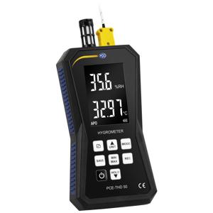 PCE Instruments PCE-THD 50 Vocht datalogger, Temperatuur datalogger -100 tot +1372 °C 0 tot 100 % Hrel