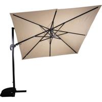Zweefparasol VirgoFlex Ecru - 3×3 m