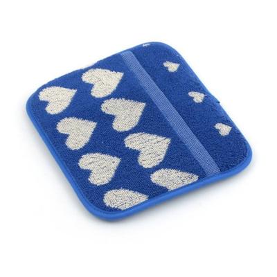 Bunzlau Castle Bunzlau Castle pannenlap Hearts Royal Blue 23x20