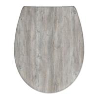 Toiletbril Cedo Ponderosa Pine Print Duroplast Softclose en Quickrelease Toiletzitting
