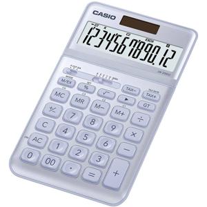 Casio JW-200SC Bureaurekenmachine Blauw Aantal displayposities: 12 werkt op zonne-energie, werkt op batterijen (l x b x h) 184 x 109 x 11 mm