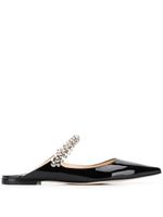 Jimmy Choo ballerines Bing à ornements en cristal - Noir - thumbnail