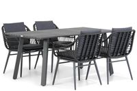 Coco Leonardo/Villagio 170 cm dining tuinset 5-delig