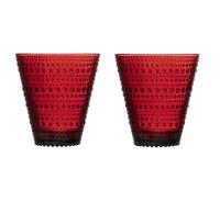 IITTALA - Kastehelmi - Glas 0,30l set/2 cranberry - thumbnail