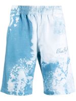 BLUE SKY INN short de sport à motif tie dye - Bleu