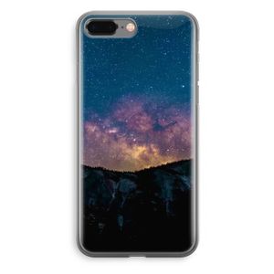 Travel to space: iPhone 8 Plus Transparant Hoesje