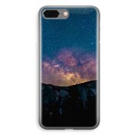 Travel to space: iPhone 8 Plus Transparant Hoesje - thumbnail