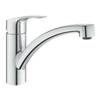 GROHE Eurosmart Keukenkraan - laag - draaibare uitloop - chroom 32221003