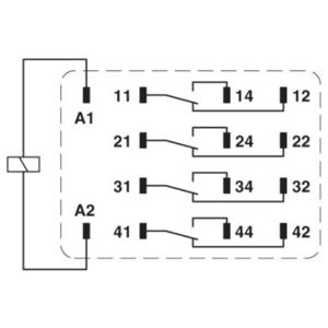 Phoenix Contact REL-IR4/L-120AC/4X21AU Industrieel relais 10 stuk(s)