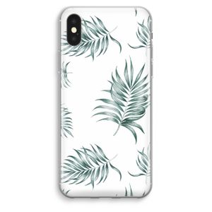 Simple leaves: iPhone XS Max Transparant Hoesje