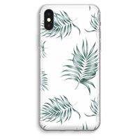 Simple leaves: iPhone XS Max Transparant Hoesje - thumbnail