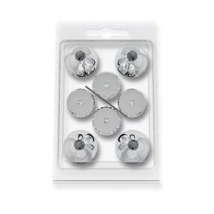 Audio Selection Kegels + Onderlegschijven 36 mm zilver