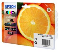 Epson Inktcartridge T3357, 33XL Origineel Combipack Zwart, Foto zwart, Cyaan, Magenta, Geel C13T33574011 - thumbnail