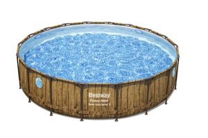 Bestway Zwembad power steel set rond rotan swim vista 549