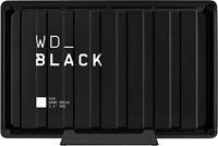 WD_BLACK D10 Game Drive Opslag voor desktopgames 8 TB (snelheden tot 250 MB/s, 7200 tpm en actieve koeltechnologie, USB Type-A om je gaminguitrusting op te laden) Zwart