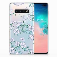 Samsung Galaxy S10 Plus Uniek TPU Case Blossom White - thumbnail