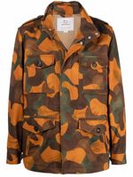 Woolrich veste à imprimé camouflage - Orange