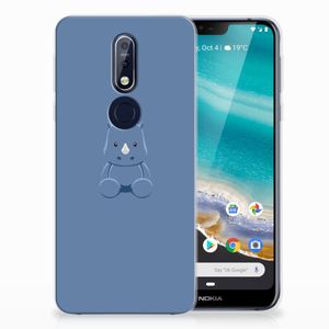 Nokia 7.1 Telefoonhoesje met Naam Baby Rhino