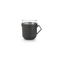 Brabantia Make & Take soepbeker 0,6 liter, kunststof - Dark Grey