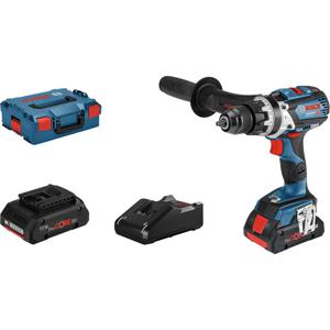 Bosch Professional GSB 18V-110 C Accu-klopboor/schroefmachine 2 snelheden Incl. 2 accus, Incl. lader, Incl. koffer