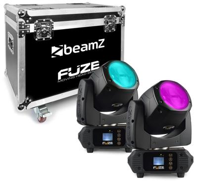 BeamZ 2x Fuze75B Beam LED movinghead met flightcase