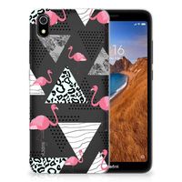 Xiaomi Redmi 7A TPU Hoesje Flamingo Triangle - thumbnail