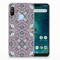 Xiaomi Mi A2 Lite TPU Siliconen Hoesje Flower Tiles