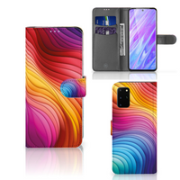 Book Case voor Samsung Galaxy S20 Plus Regenboog - thumbnail