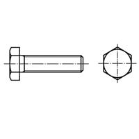 TOOLCRAFT 133767 Zeskantbout M16 60 mm Buitenzeskant DIN 961 Staal Galvanisch verzinkt 50 stuk(s)