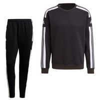 adidas Squadra 21 Sweat Trainingspak Zwart Wit - thumbnail