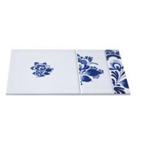 ROYAL DELFT - Blue D1653 - Tegel 'Versatile plain' 16x27cm