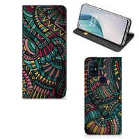 OnePlus Nord N10 5G Hoesje met Magneet Aztec