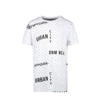 Cars T-shirt Custero met all over print wit/zwart