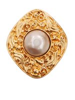 CHANEL Pre-Owned broche à design baroque (1981-1985) - Or - thumbnail