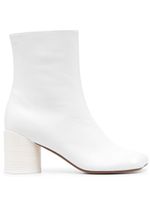 MM6 Maison Margiela bottines Anatomic 70 mm en cuir - Blanc