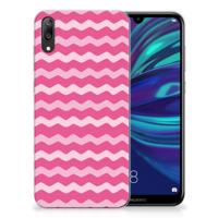 Huawei Y7 Pro (2019) TPU bumper Waves Pink