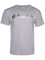 Bally t-shirt chiné à logo imprimé - Gris