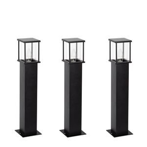 Astro 2 set 3 stuks tuinlamp zwart