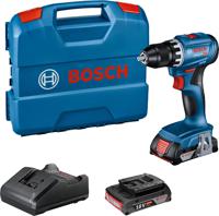 Bosch Professional GSR 18V-45 06019K3202 Accu-schroefboormachine 18 V 2.0 Ah Li-ion Incl. 2 accus, Incl. lader, Incl. koffer