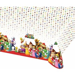 Super Mario thema tafelkleed 120 x 180 cm   -